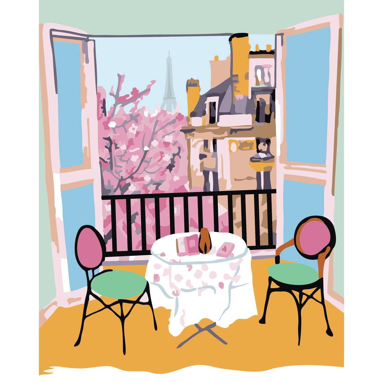 Balcony View Paint-by-Number Kit by Artist's Loft®